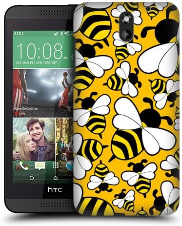 Head Case Designs Big Bee Bugged Life Protective Snap-on Hard Back Case Cover for HTC Desire 610