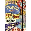 Travels Cavallini Small Notebook with Elastic Closure