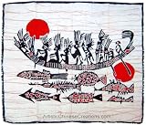 Chinese Wall Decor / Chinese Folk Art: Chinese Batik Wall Hanging