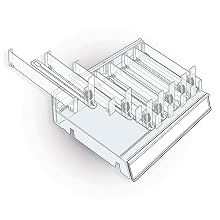 Azar 225831 Modular Cosmetic Tray with Adjustable Track Kit