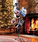 Freestanding Tubular Steel 14-Branch Mitten Drying Tree