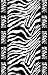 Perfect Litter Mat - Black  White Zebra