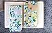 iPhone 6/6S Case,Blingy's® High Quality Floral Pattern Transparent Clear Flexible Soft Slim Rubber TPU Case-Retail Packaging (Blue Petals)