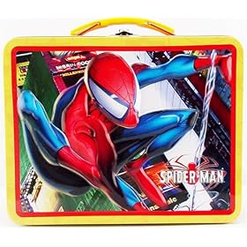 Spiderman Child Tin Lunch Box Bag Collectible by American Clocks