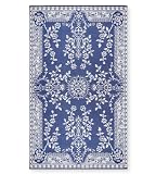 Mad Mats - 4 x6 Blue Garland Outdoor Rug