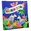 Rainbow Zebra Colorful Soft 100% Cotton Children's Book