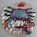 Crystal Jeweled Trinket Box - Crab Shell J523