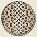 Leopard Print Auto Coaster, Single Coaster for Your Car