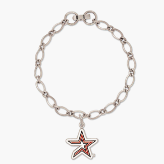Houston Astros Silver Tone Single Charm