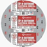 Romex Copper Wire, UF-B 12/3