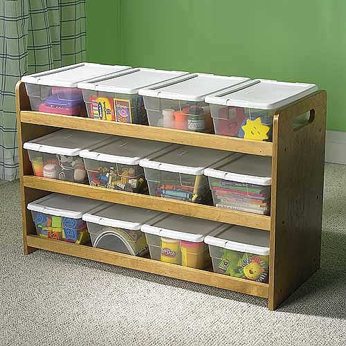 Kid-Friendly Toy Storage Bin Organizer