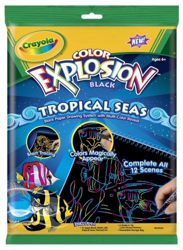 Childrens Toyshop  Toys : Crayola Colour Explosion Powerlines - Tropical Seas