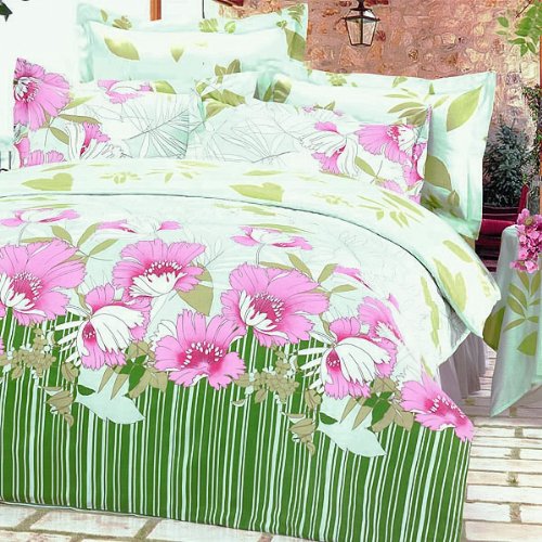 Blancho Bedding - [Fairy Land] 100% Cotton 4PC Comforter Cover/Duvet Cover Combo (King Size)