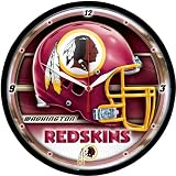 NFL Washington Redskins Round Clock