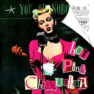 Cocktail Napkin Hot Pink Chihuahua