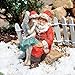 Miniature Garden Fairy Adeline and Santa