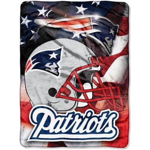 Northwest New England Patriots 60x80 Royal Plush Raschel Aggression Design Blanket On Sale