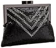 Whiting & Davis Crystal Chevron Cross-Body