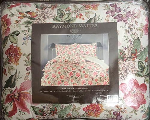 Raymond Waites King Comforter Set Emmanu with 2 Decorative Pillows