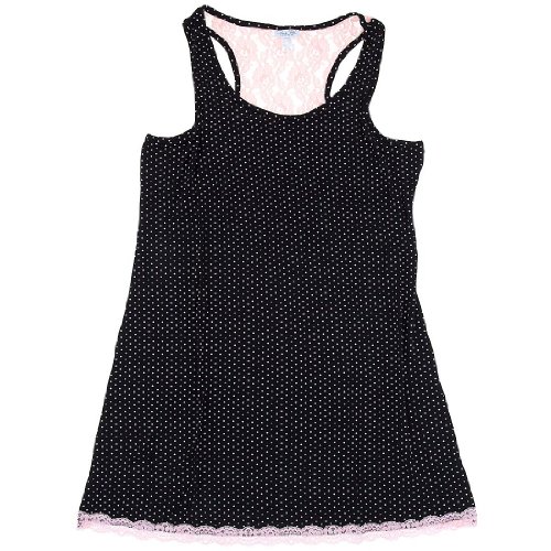 Rene Rofe Pink Polka Dot Plus Size Nightgown for Women