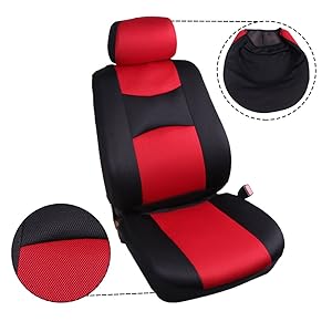 Black 100 Breathable Car Seat Cover Washable Auto Covers