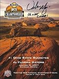 Chris Leak AND Urban Meyer Dual Autographed Florida Gators 2006 National Championship Full Program w