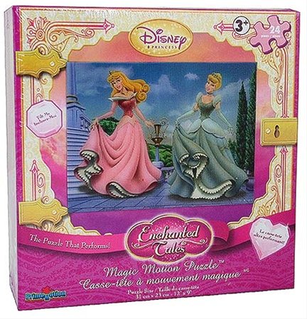 61WwbzH1Z8L Disney Princess Magic Motion Holographic Puzzle   24 pcs.
