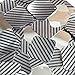 Sequin Black Gray Corrugated Stripe Square Diamond 1.5 inches Couture Loose Paillette Sequins