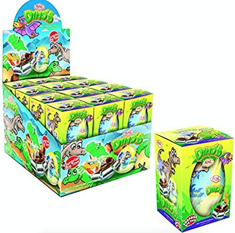 Dino's Chocolate Egg with Surprise inside (24 pack)