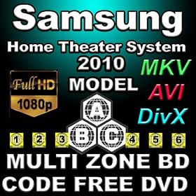 New 2010 SAMSUNG HT-C5500E MultiZone Blu Ray Player Multi Region Code Free DVD 123456 PAL... 