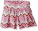Derek Heart Girls' Big Print High Short W/Roll Over Waist Band