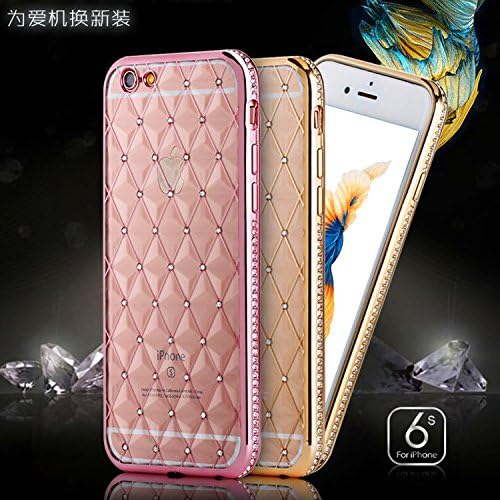 The new three drill TPU mobile phone shell for apple 6S for iPhone6S plus mobile phone shell diamond protective sleeve