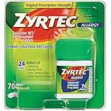 Zyrtec Allergy Relief Tablets, 70 Count