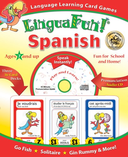 LinguaFun! Spanish: Language Learning Card Games