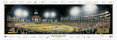 Buy World Champions 2005 w Facsimile Sigs Panoramic Photo by Sports Memorabilia LLC