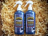 Flea and Tick Spray for Dogs and Cats - Safer Than Collar - 2 Pack