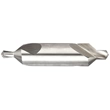 Magafor 154 Series High Speed Steel Combined Drill and Countersink, Uncoated (Bright) Finish, Plain Style, 82 Degrees