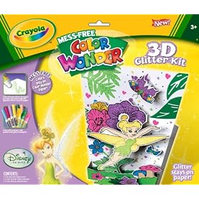 Crayola Color Wonder 3D Glitter Kits Disney Fairies by Crayola