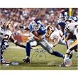 Tiki Barber Autographed Last Regular Season Game 16x20 Photograph