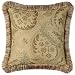 Amber Gold and Olive Green 18 x 18 Contessa Pillow