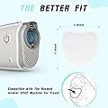 Timok 30 Packs CPAP Filters 