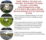  : The Mega Make An Extra Income, Inner Game and Biz Networking for Cut-Off Blades Web Businesses 3 CD Power Pack