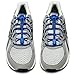 LOCK LACES Elastic No Tie Shoe Laces (Pack of 2) One Size Fits All (Blue-Green)