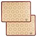 Silicone Macaron Baking Mat - Set of 2 Half Sheet (Thick & Large 11 5/8