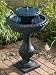 Smart Solar/Smart Solar 27470R01 Blenheim Two-Tier Solar Fountain. Black