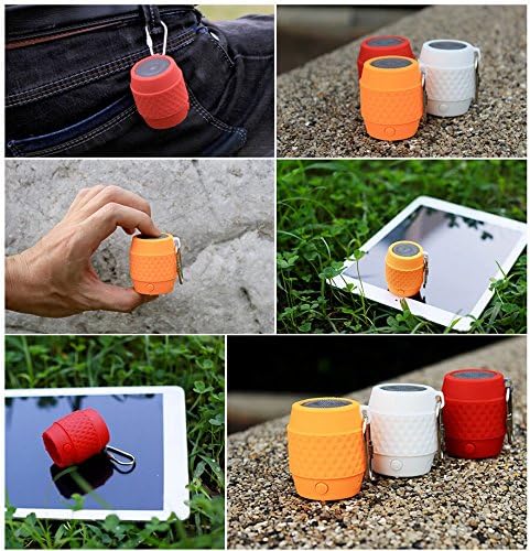 Leadsound Outdoor Sport Rugged Bluetooth Speaker Speakerphones Waterproof&Dustproof&Shockproof, Ultra Portable mini wireless Speaker (White)