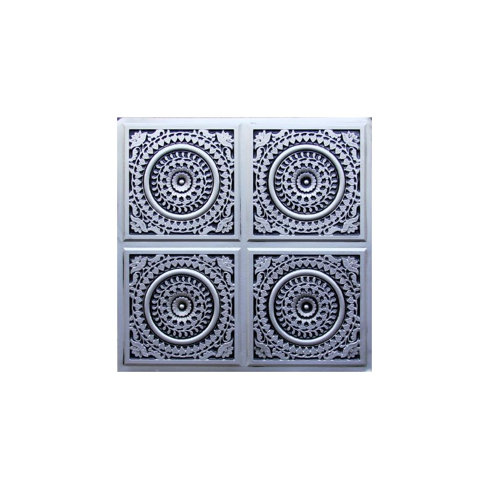 Affordable Tin Antique Silver Plastic Ceiling Tile Flat 24x 24