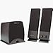 Compucessory Multimedia Speakers, 2 Satellite, 1 Subwoofer, Black CCS30252