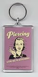 Retro Spoofs - Piercing Accessorize - Acrylic Keychain