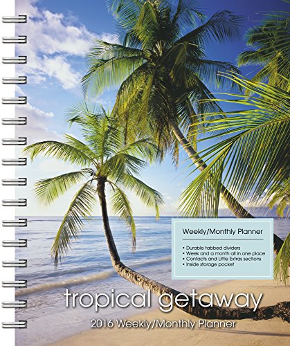 Tropical Getaway Weekly and Monthly Planner (2016)